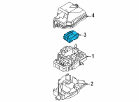 OEM Hyundai Pcb Block Assembly Diagram - 91959-AA010
