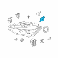 OEM BMW 428i xDrive Gran Coupe Led Headlight Driver Module Diagram - 63-11-7-440-881