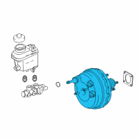 OEM 2020 Toyota Sequoia Booster Assembly Diagram - 44610-0C111