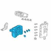 OEM 2015 Acura MDX Box, Rear Junction Diagram - 38230-TZ6-A01