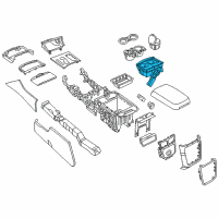 OEM Chrysler 300 Holder Diagram - 5PF37DX9AA