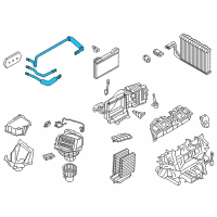OEM BMW M5 Set Pipe Diagram - 64-11-9-187-284