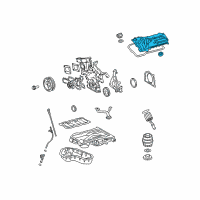 OEM 2015 Lexus RX350 Cover Sub-Assy, Cylinder Head Diagram - 11201-31250