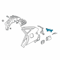 OEM Honda Actuator, Fuel Lid Diagram - 74700-TRT-A01