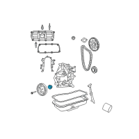 OEM 2008 Jeep Wrangler Seal-CRANKSHAFT Oil Diagram - 4792317AB