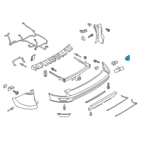 OEM Ford Escape Automatic Park Sensor Diagram - EM2Z-15K859-C