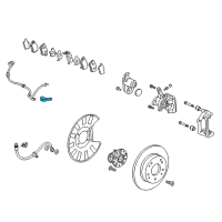 OEM 2017 Acura MDX Sensor Assembly, Rear Diagram - 57470-TZ6-A11