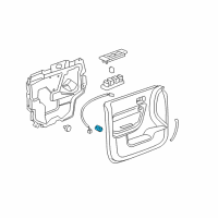 OEM Mirror Switch Diagram - 15250458