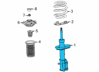 OEM 2022 Buick Encore GX Strut Diagram - 42755599