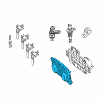 OEM 2019 Ram 1500 Engine Controller Module Diagram - 68331180AB