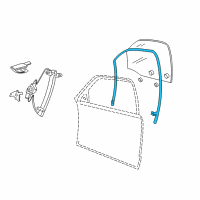 OEM 1999 Ford Crown Victoria Upper Channel Diagram - F8AZ-5421597-AA