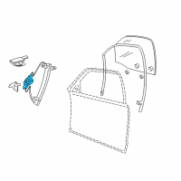 OEM Mercury Marauder Motor Diagram - 1W7Z-5423394-BA