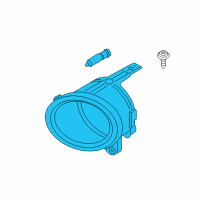 OEM BMW 535i GT Fog Lights, Right Diagram - 63-17-7-839-866