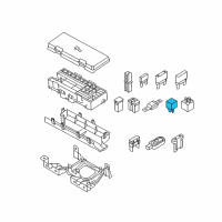 OEM 2010 Ford Fusion Sentinel Relay Diagram - 5M5Z-14N089-BA