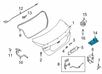 OEM Nissan Lens-CHOKE Lamp Diagram - 25380-6CT0A