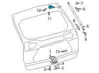 OEM Toyota Corolla Cross Hinge Diagram - 68810-0A140