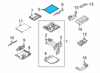 OEM 2022 Ford F-150 INSERT ASY - CONSOLE Diagram - ML3Z-1513562-AC