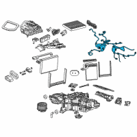 OEM 2019 GMC Sierra 2500 HD Harness Diagram - 23281486