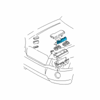 OEM 2003 Toyota Highlander Fuse Box Diagram - 82620-48030