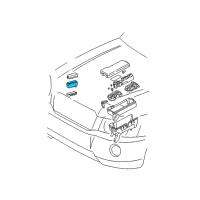OEM 2002 Toyota Highlander Relay Box Diagram - 82602-07010