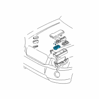 OEM 2003 Toyota Highlander Junction Block Diagram - 82720-48020