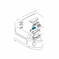 OEM 2004 Toyota Highlander Junction Block Diagram - 82720-48021