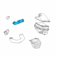 OEM 1998 Toyota Corolla Inlet Hose Diagram - 17881-0D010