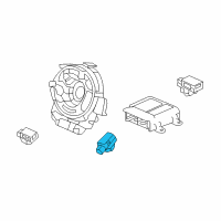 OEM 2014 Honda Accord Sensor Assy, Side Diagram - 77970-T2A-A01