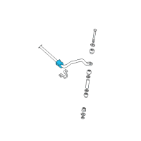 OEM 2005 GMC Savana 1500 Stabilizer Bar Bushing Diagram - 14019009