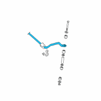 OEM 2007 GMC Savana 1500 Stabilizer Bar Diagram - 15750847