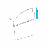 OEM 2019 Toyota Prius Prime Applique Diagram - 75755-47050