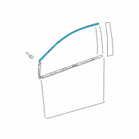 OEM Toyota Prius AWD-e Frame Molding Diagram - 75754-47010