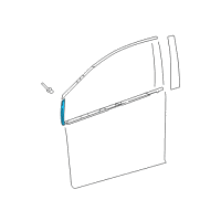 OEM 2021 Toyota Prius AWD-e Frame Molding Diagram - 75751-47010