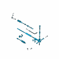 OEM 2003 Kia Sorento Gear Assembly-Steering Diagram - 577103E000