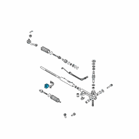 OEM 2008 Kia Sorento Rubber-Gear Housing Diagram - 577893E010