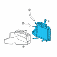 OEM 2019 Honda Insight Cooler Assembly (Atf) Diagram - 25500-6L5-A02