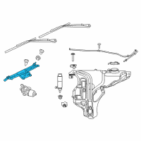 OEM 2020 Jeep Grand Cherokee Linkage-WIPER Diagram - 68301827AA