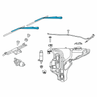 OEM 2019 Jeep Grand Cherokee Arm-Front WIPER Diagram - 68301829AA