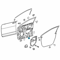 OEM 2019 Lexus RX450h Plug, Hole Diagram - 90950-01958