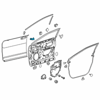 OEM Lexus RX450hL Seal, Front Door Vent Diagram - 67837-48030