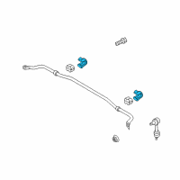 OEM 2019 Kia Niro Bracket-STABILIZER Bar Diagram - 555153M101