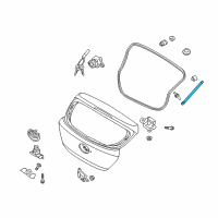 OEM Hyundai LIFTER Assembly-Tail Gate, RH Diagram - 81780-0U200