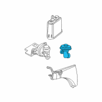 OEM 1997 Ford Expedition EGR Valve Diagram - F75Z-9D475-DA