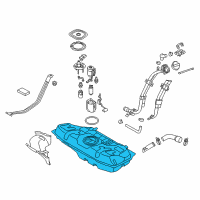 OEM 2016 Hyundai Accent Tank Assembly-Fuel Diagram - 31150-1R500