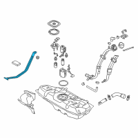 OEM 2015 Kia Rio Band Assembly-Fuel Tank Diagram - 312101W000