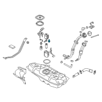 OEM 2015 Kia Rio Regulator-Fuel Pressure Diagram - 313803S900