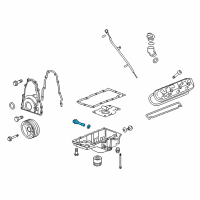 OEM Pontiac G8 Oil Level Sensor Diagram - 12603781