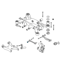 OEM 2010 BMW 550i Self-Locking Hex Nut Diagram - 33-32-6-768-900