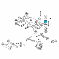 OEM BMW 745i Rubber Mounting Diagram - 33-31-6-770-750