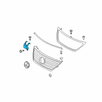 OEM Lexus LS460 Sensor Assy, Millimeter Wave Radar Diagram - 88210-50101